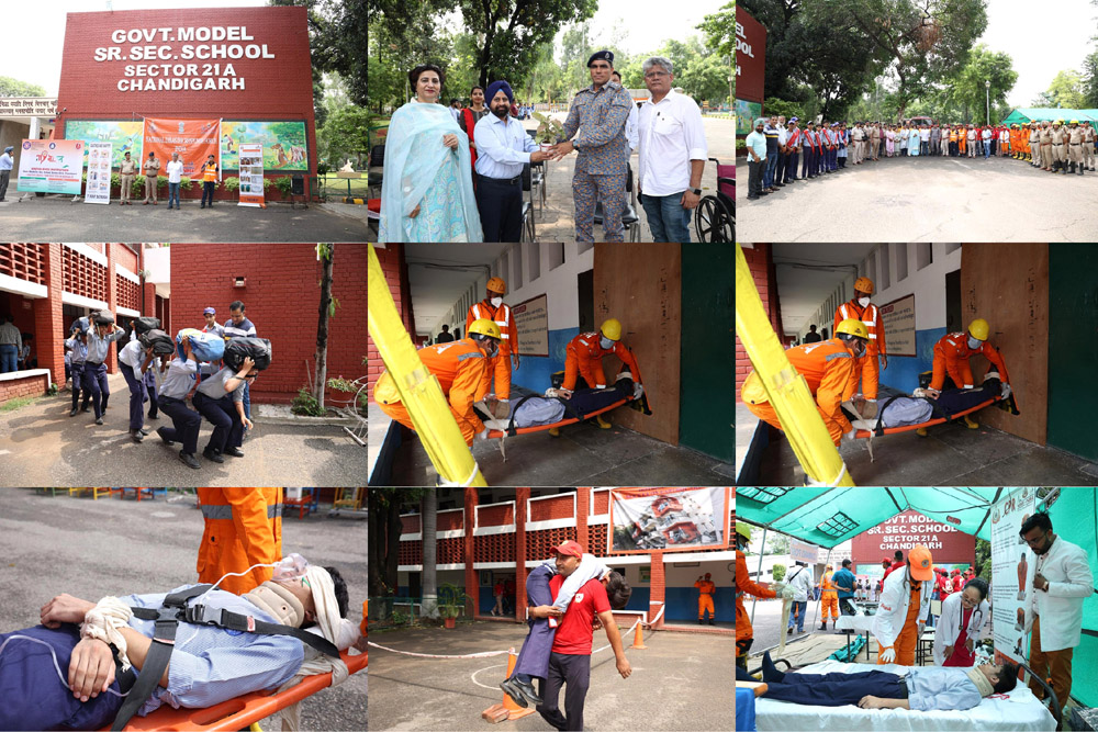 Mock Exercise on Earthquake Scenario was conducted today